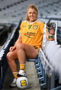 11 April 2023; In attendance at a photocall ahead of the 2023 Lidl Ladies National Football League Finals is Division 4 finalist Cathy Carey  of Antrim at Croke Park in Dublin. The Divisions 1 and 2 Finals will be played at Croke Park next Saturday, April 15, followed by the Divisions 3 and 4 Finals at Parnell Park next Sunday, April 16. Photo by Sam Barnes/Sportsfile