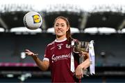11 April 2023; In attendance at a photocall ahead of the 2023 Lidl Ladies National Football League Finals is Division 1 finalist Sarah Ní Loingsigh of Galway, at Croke Park in Dublin. The Divisions 1 and 2 Finals will be played at Croke Park next Saturday, April 15, followed by the Divisions 3 and 4 Finals at Parnell Park next Sunday, April 16. Photo by Sam Barnes/Sportsfile