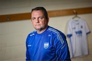 4 April 2023; Manager Davy Fitzgerald during a Waterford hurling squad portraits session at SETU Arena in Carriganore, Waterford. Photo by David Fitzgerald/Sportsfile