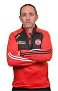 6 March 2023; Manager Brian Dooher during a Tyrone football squad portrait session at Tyrone GAA Centre of Excellence in Garvaghey, Tyrone. Photo by Seb Daly/Sportsfile