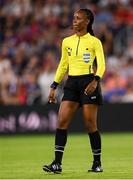 11 April 2023; Referee Crystal Sobers during the women's international friendly match between USA and Republic of Ireland at CITYPARK in St Louis, Missouri, USA. Photo by Stephen McCarthy/Sportsfile