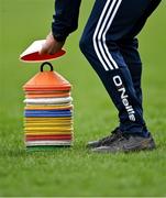 9 April 2023; Training cones before the Munster GAA Football Senior Championship Quarter-Final match between Clare and Cork at Cusack Park in Ennis, Clare. Photo by Piaras Ó Mídheach/Sportsfile