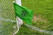 8 April 2023; A general view of an umpire's goal flag before the Joe McDonagh Cup Round 1 match between Offaly and Laois at Glenisk O'Connor Park in Tullamore, Offaly. Photo by Piaras Ó Mídheach/Sportsfile