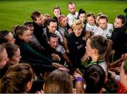 11 April 2023; Republic of Ireland manager Vera Pauw and her players after the women's international friendly match between USA and Republic of Ireland at CITYPARK in St Louis, Missouri, USA. Photo by Stephen McCarthy/Sportsfile