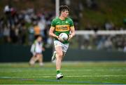 8 April 2023; Pearce Dolan of Leitrim during the Connacht GAA Football Senior Championship quarter-final match between New York and Leitrim at Gaelic Park in New York, USA. Photo by David Fitzgerald/Sportsfile