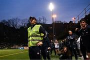 8 April 2023; New York manager Johnny McGeeney during the Connacht GAA Football Senior Championship quarter-final match between New York and Leitrim at Gaelic Park in New York, USA. Photo by David Fitzgerald/Sportsfile