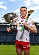 13 April 2023; Lorcan Delvin of Tyrone in attendance at the launch of the Joe McDonagh, Christy Ring, Nickey Rackard & Lory Meagher Cup Competitions at Croke Park in Dublin.  Photo by Sam Barnes/Sportsfile