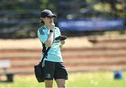 13 April 2023; Assistant performance analyst Juliett Fortune during a Leinster Rugby squad training session at St Stithian's College in Johannesburg, South Africa. Photo by Harry Murphy/Sportsfile