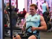 13 April 2023; Liam Turner during a Leinster Rugby gym session at Virgin Active Gym in Johannesburg, South Africa. Photo by Harry Murphy/Sportsfile