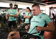 13 April 2023; Jack Boyle during a Leinster Rugby gym session at Virgin Active Gym in Johannesburg, South Africa. Photo by Harry Murphy/Sportsfile