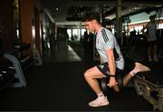 13 April 2023; Rob Russell during a Leinster Rugby gym session at Virgin Active Gym in Johannesburg, South Africa. Photo by Harry Murphy/Sportsfile
