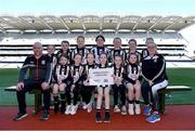 13 April 2023; The Middletown, Armagh, team pictured at the 2023 LGFA Go Games Activity Day at Croke Park, Dublin. Photo by Tyler Miller/Sportsfile
