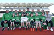 13 April 2023; The Castlewellan, Down, team pictured at the 2023 LGFA Go Games Activity Day at Croke Park, Dublin. Photo by Tyler Miller/Sportsfile