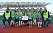 13 April 2023; The Templeport, Cavan, team pictured at the 2023 LGFA Go Games Activity Day at Croke Park, Dublin. Photo by Tyler Miller/Sportsfile