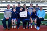 13 April 2023; The St John Bosco, Down, team pictured at the 2023 LGFA Go Games Activity Day at Croke Park, Dublin. Photo by Tyler Miller/Sportsfile