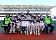 13 April 2023; The Moate, Westmeath, team pictured at the 2023 LGFA Go Games Activity Day at Croke Park, Dublin. Photo by Tyler Miller/Sportsfile