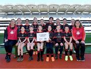 13 April 2023; The Wanderers, Dublin, team pictured at the 2023 LGFA Go Games Activity Day at Croke Park, Dublin. Photo by Tyler Miller/Sportsfile