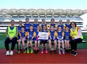 13 April 2023; The Dromard, Longford, team pictured at the 2023 LGFA Go Games Activity Day at Croke Park, Dublin. Photo by Tyler Miller/Sportsfile