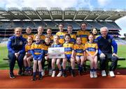 13 April 2023; The Killyman, Tyrone, team pictured at the 2023 LGFA Go Games Activity Day at Croke Park, Dublin. Photo by Tyler Miller/Sportsfile