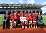 13 April 2023; The Old Parish / Sean Phobal, Waterford, team pictured at the 2023 LGFA Go Games Activity Day at Croke Park, Dublin. Photo by Tyler Miller/Sportsfile