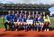 13 April 2023; The Ardmore, Waterford, team pictured at the 2023 LGFA Go Games Activity Day at Croke Park, Dublin. Photo by Tyler Miller/Sportsfile