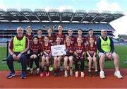 13 April 2023; The Ballinrobe, Mayo, team pictured at the 2023 LGFA Go Games Activity Day at Croke Park, Dublin. Photo by Tyler Miller/Sportsfile