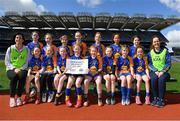 13 April 2023; The Newmarket On Fergus, Clare, team pictured at the 2023 LGFA Go Games Activity Day at Croke Park, Dublin. Photo by Tyler Miller/Sportsfile