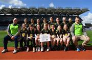 13 April 2023; The Moyne / Templetuohy, Tipperary, team pictured at the 2023 LGFA Go Games Activity Day at Croke Park, Dublin. Photo by Tyler Miller/Sportsfile