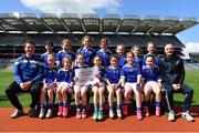 13 April 2023; The Tir Na Nog, Antrim, team pictured at the 2023 LGFA Go Games Activity Day at Croke Park, Dublin. Photo by Tyler Miller/Sportsfile