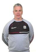 13 April 2023; Manager Padraic Joyce during a Galway football squad portrait session at Milltown GAA in Galway. Photo by Seb Daly/Sportsfile