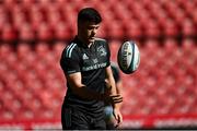 14 April 2023; Ben Brownlee during the Leinster Rugby captain's run at Emirates Airlines Park in Johannesburg, South Africa. Photo by Harry Murphy/Sportsfile