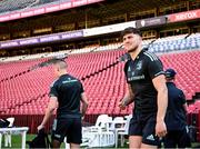 14 April 2023; Max O'Reilly during the Leinster Rugby captain's run at Emirates Airlines Park in Johannesburg, South Africa. Photo by Harry Murphy/Sportsfile