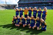 13 April 2023; The Dromard, Longford, team pictured at the 2023 LGFA Go Games Activity Day at Croke Park, Dublin. Photo by Ray McManus/Sportsfile