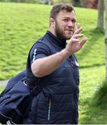 14 April 2023; Duane Vermeulen of Ulster arrives before the United Rugby Championship match between Ulster and Dragons at the Kingspan Stadium in Belfast. Photo by John Dickson/Sportsfile