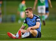 14 April 2023; Jack Keaney of UCD during the SSE Airtricity Men's Premier Division match between UCD and Cork City at UCD Bowl in Dublin. Photo by Stephen Marken/Sportsfile