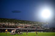 14 April 2023; A general view of a maul during the United Rugby Championship match between Ulster and Dragons at the Kingspan Stadium in Belfast. Photo by Ramsey Cardy/Sportsfile