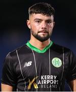 14 April 2023; Sean Kennedy of Kerry FC after his side's defeat in the SSE Airtricity Men's First Division match between Waterford and Kerry at the RSC in Waterford. Photo by Michael P Ryan/Sportsfile