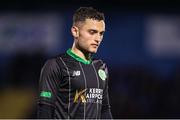 14 April 2023; Leo Gaxha of Kerry FC during the SSE Airtricity Men's First Division match between Waterford and Kerry at the RSC in Waterford. Photo by Michael P Ryan/Sportsfile