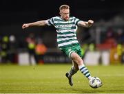 14 April 2023; Sean Hoare of Shamrock Rovers during the SSE Airtricity Men's Premier Division match between Shamrock Rovers and Shelbourne at Tallaght Stadium in Dublin. Photo by Seb Daly/Sportsfile