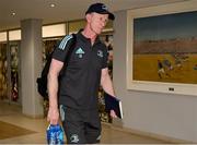 15 April 2023; Leinster head coach Leo Cullen arrives before the United Rugby Championship match between Emirates Lions and Leinster at Emirates Airlines Park in Johannesburg, South Africa. Photo by Harry Murphy/Sportsfile