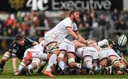 14 April 2023; Duane Vermeulen of Ulster during the United Rugby Championship match between Ulster and Dragons at the Kingspan Stadium in Belfast. Photo by Ramsey Cardy/Sportsfile