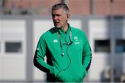 15 April 2023; Ireland head coach Greg McWilliams before the Womens Six Nations Rugby Championship match between Italy and Ireland at Stadio Sergio Lanfranchi in Parma, Italy. Photo by Roberto Bregani/Sportsfile.