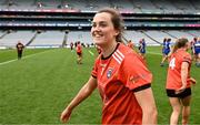 15 April 2023; Aimee Mackin of Armagh after her side's victory in the Lidl Ladies Football National League Division 2 Final match between Armagh and Laois at Croke Park in Dublin. Photo by Sam Barnes/Sportsfile