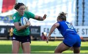 15 April 2023; Anna McGann of Ireland in action against Varonica Madia of Italy during the Tik Tok Womens Six Nations Rugby Championship match between Italy and Ireland at Stadio Sergio Lanfranchi in Parma, Italy. Photo by Roberto Bregani/Sportsfile.