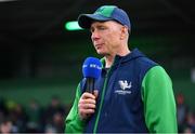 15 April 2023; Connacht director of rugby Andy Friend before the United Rugby Championship match between Connacht and Cardiff at Sportsground in Galway. Photo by Tyler Miller/Sportsfile