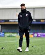 16 April 2023; Cameron Dummigan of Derry City before the SSE Airtricity Men's Premier Division match between Dundalk and Derry City at Oriel Park in Dundalk, Louth. Photo by Ben McShane/Sportsfile