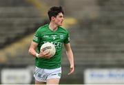 15 April 2023; Ben Warnock of Fermanagh during the Electric Ireland Ulster GAA Football Minor Championship Round 1 match between Fermanagh and Monaghan at Brewster Park in Enniskillen, Fermanagh. Photo by Ramsey Cardy/Sportsfile