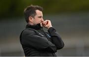 15 April 2023; Fermanagh manager Niall McElroy during the Electric Ireland Ulster GAA Football Minor Championship Round 1 match between Fermanagh and Monaghan at Brewster Park in Enniskillen, Fermanagh. Photo by Ramsey Cardy/Sportsfile