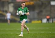 15 April 2023; Barry Goodwin of Fermanagh during the Electric Ireland Ulster GAA Football Minor Championship Round 1 match between Fermanagh and Monaghan at Brewster Park in Enniskillen, Fermanagh. Photo by Ramsey Cardy/Sportsfile