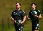 17 April 2023; Ed Byrne, left, and Chris Cosgrave during a Leinster Rugby squad training session at St Peter's College in Johannesburg, South Africa. Photo by Harry Murphy/Sportsfile